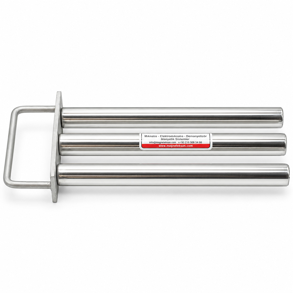 Handle Neodymium Grid Magnet – 150x250 mm, 3xØ25 mm N35, 10000 Gauss