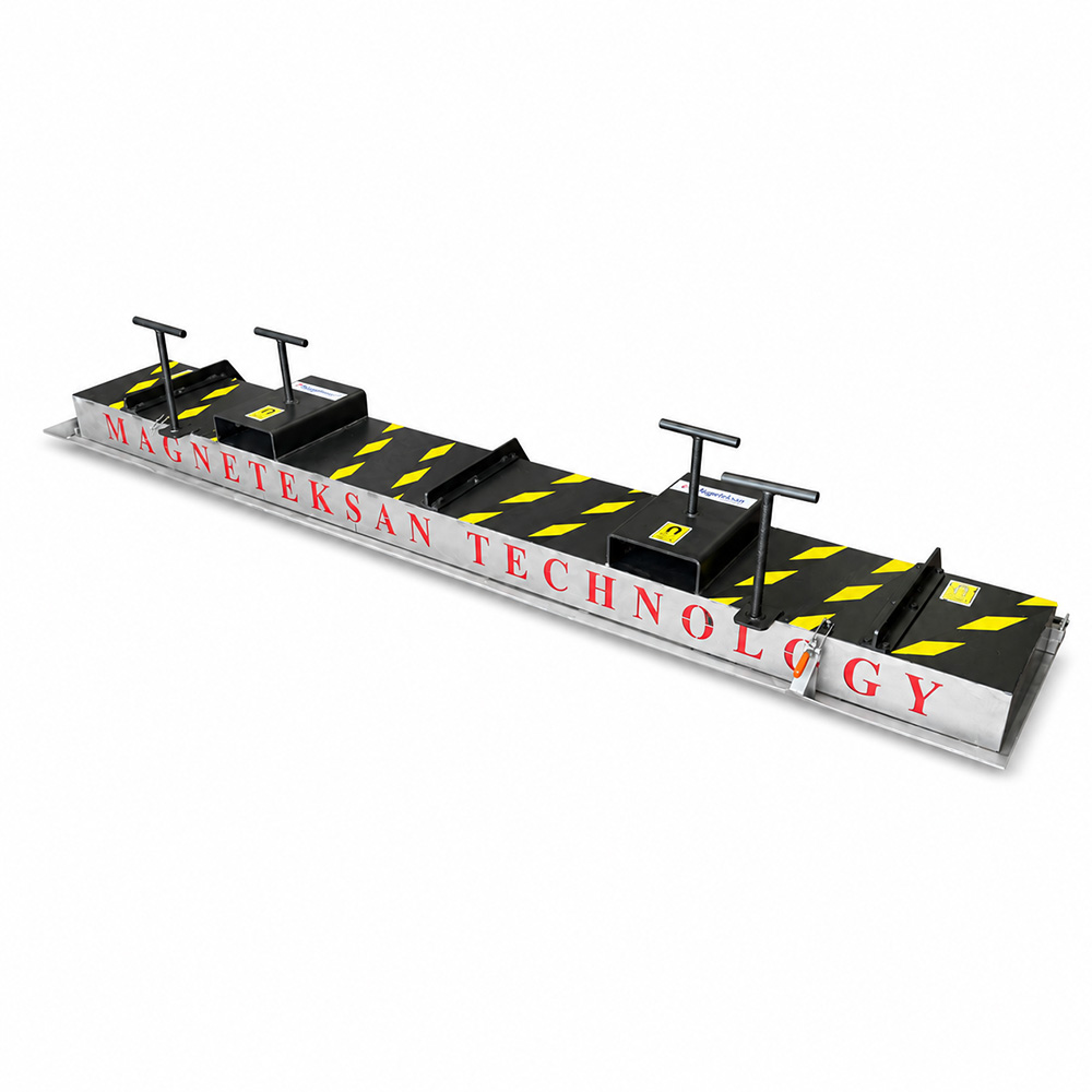 3000x400x150 mm Forklift Magnetic Sweeper – Industrial Floor Cleaning