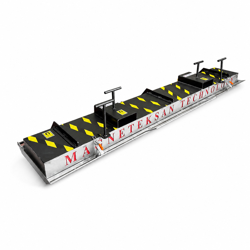 3000x400x150 mm Forklift Magnetic Sweeper – Industrial Floor Cleaning