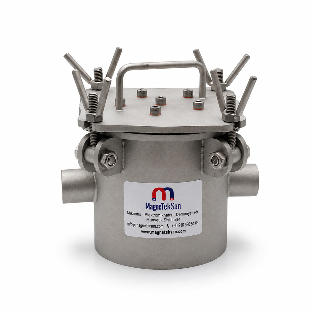 DN25 – 6-Rod Neodymium Magnetic Filter – Water-Based Printing Ink