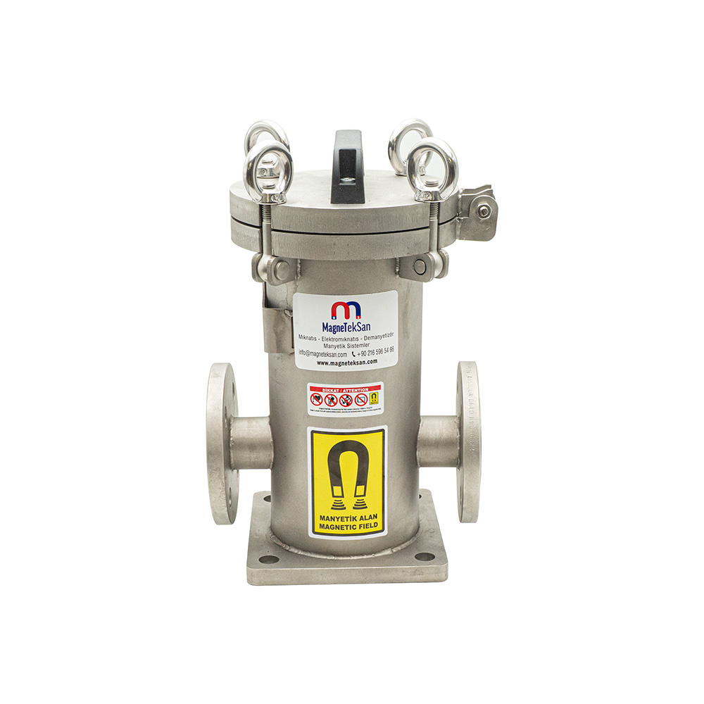 DN40 N52 Neodymium Inline Magnetic Filter for Boron Oil Lines