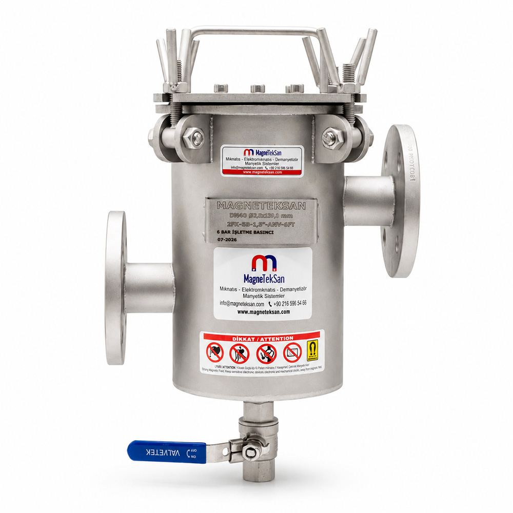 DN40 Neodymium Magnetic Filter – Mayonnaise Production Line