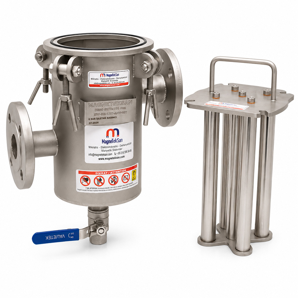 DN40 Neodymium Magnetic Filter – Mayonnaise Production Line