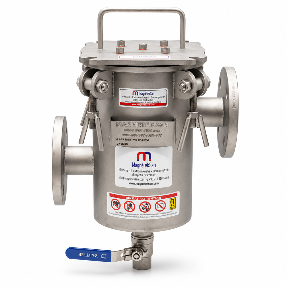 DN40 Neodymium Magnetic Filter – Mayonnaise Production Line