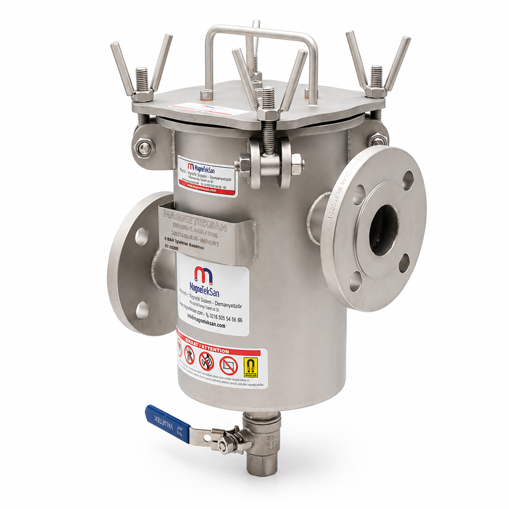 DN40 Neodymium Magnetic Filter – Mayonnaise Production Line