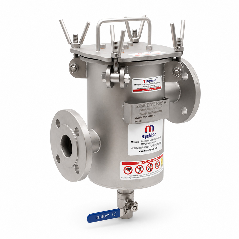 DN40 Neodymium Magnetic Filter – Mayonnaise Production Line