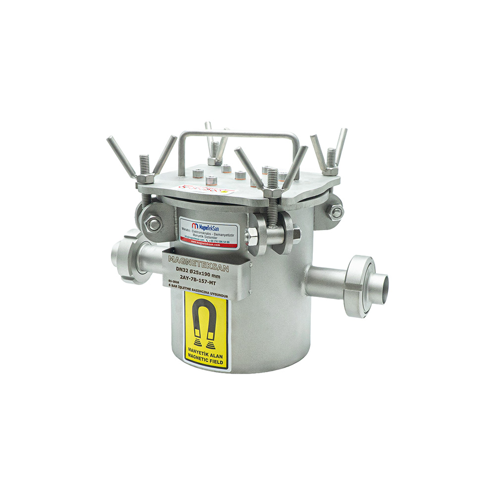 DN50 Neodymium Magnetic Filter – Hazelnut Puree Production