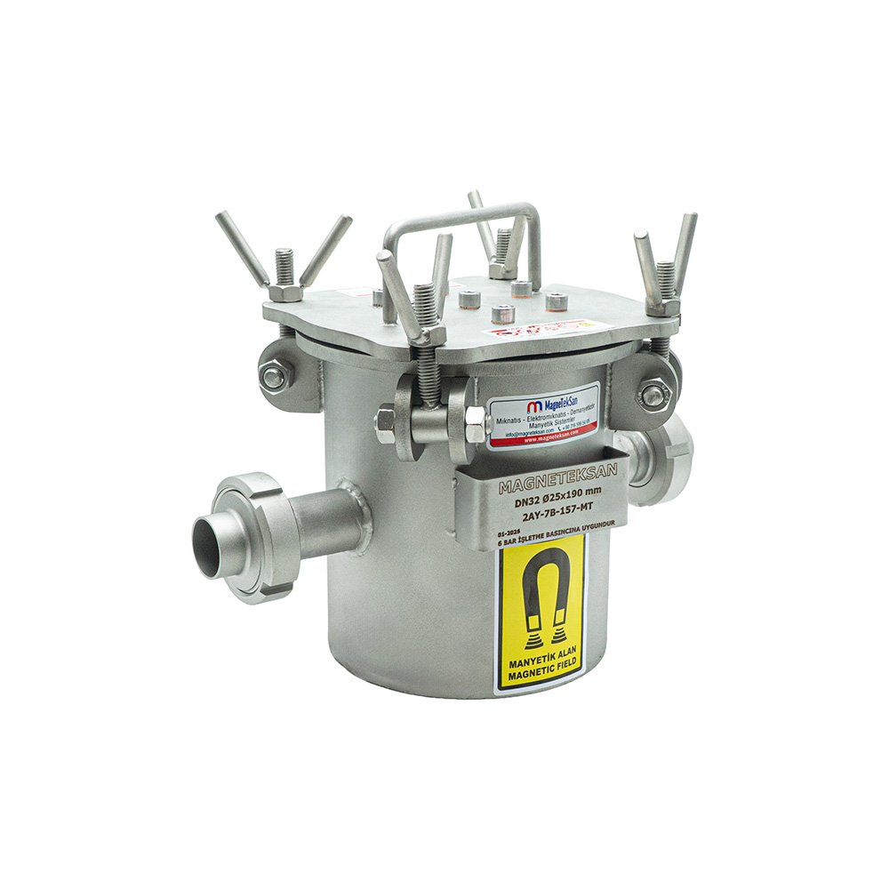 DN50 Neodymium Magnetic Filter – Hazelnut Puree Production