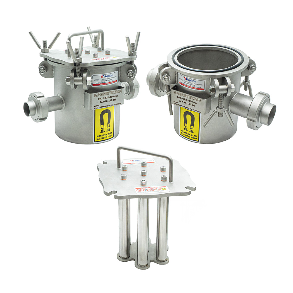 DN50 Neodymium Magnetic Filter – Hazelnut Puree Production