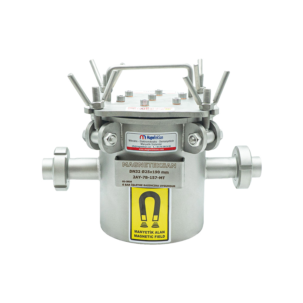 DN50 Neodymium Magnetic Filter – Hazelnut Puree Production