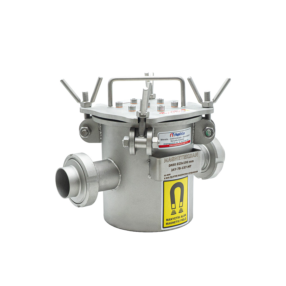 DN50 Neodymium Magnetic Filter – Olive Oil Production Lines