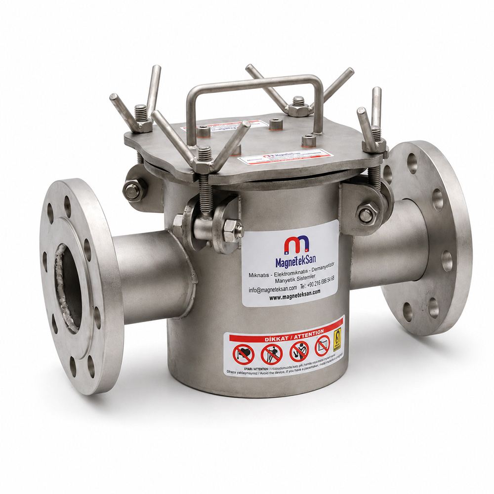DN65 – 4-Rod Magnetic Dirt Separator Filter – Central Heating Systems