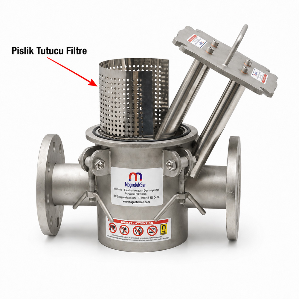 DN65 – 4-Rod Magnetic Dirt Separator Filter – Central Heating Systems
