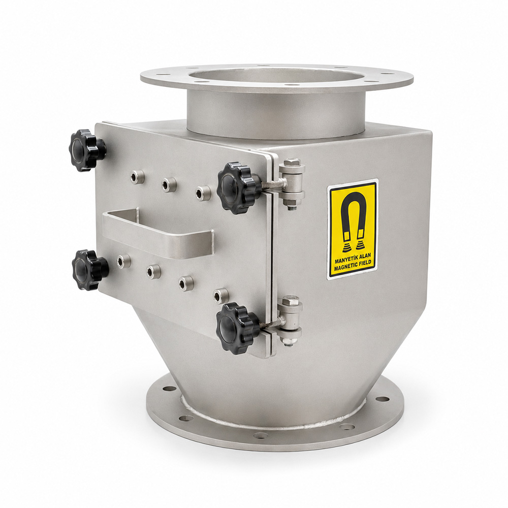 Ø160 mm Neodymium Magnetic Drawer Separator for Salt Sieve Outlets