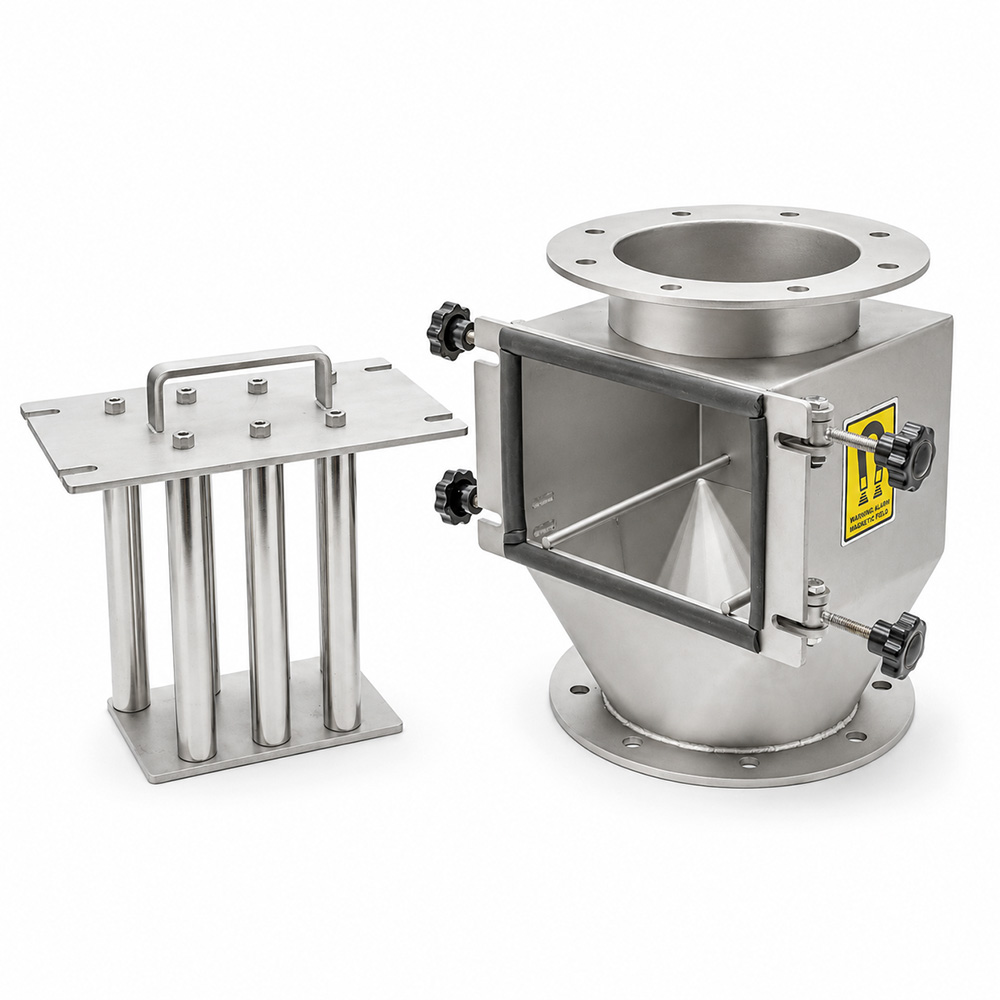 Ø160 mm Neodymium Magnetic Drawer Separator for Salt Sieve Outlets