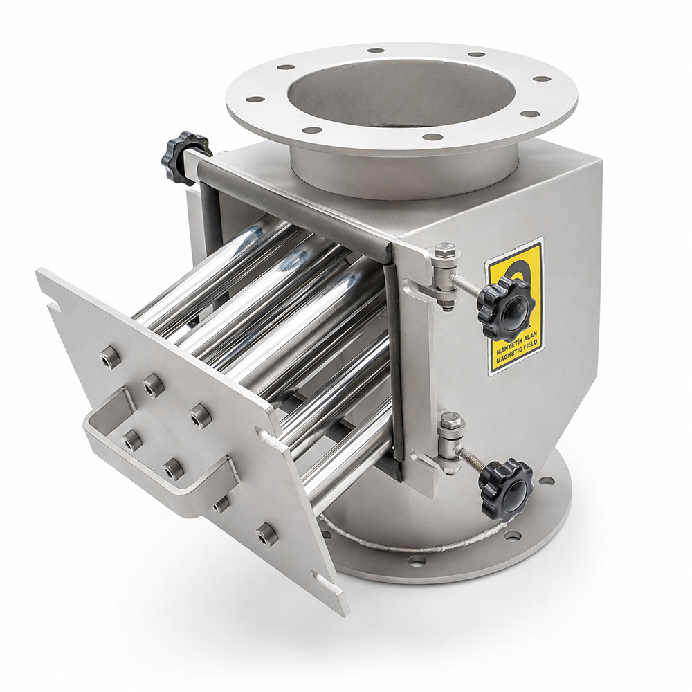 Ø160 mm Neodymium Magnetic Drawer Separator for Salt Sieve Outlets
