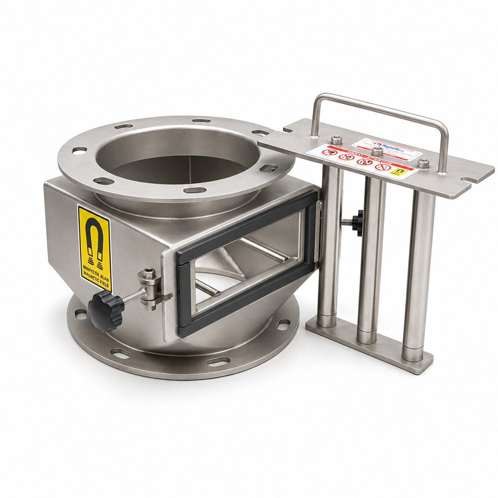 Ø200 mm Neodymium Drawer Magnet – Flour Blending Line (5)