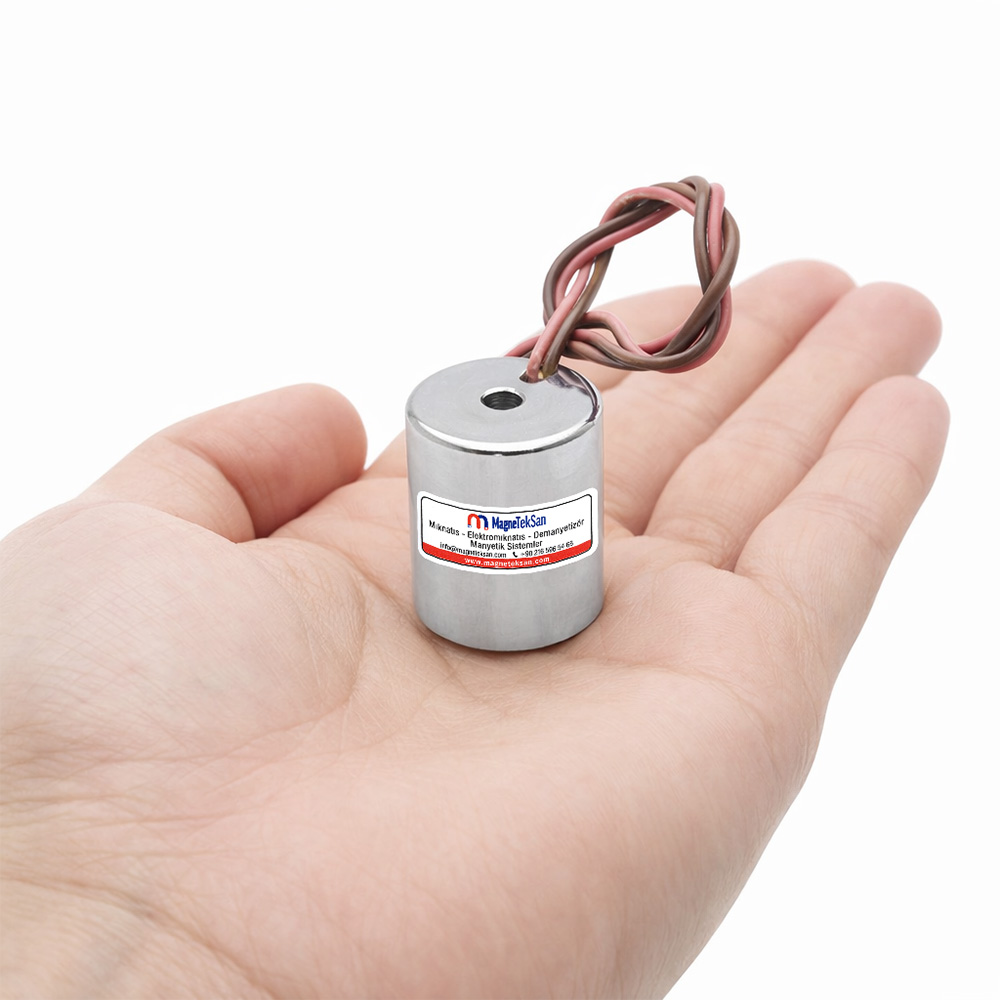 Ø25x29 mm – DC Electromagnet – Quality Control Fixture, 24V 7.5W