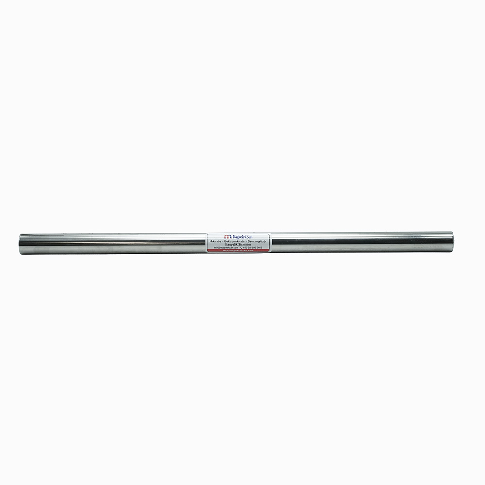 Ø25x520 mm N38 Neodymium Magnetic Bar 10,000 Gauss – Wood Pellet Production