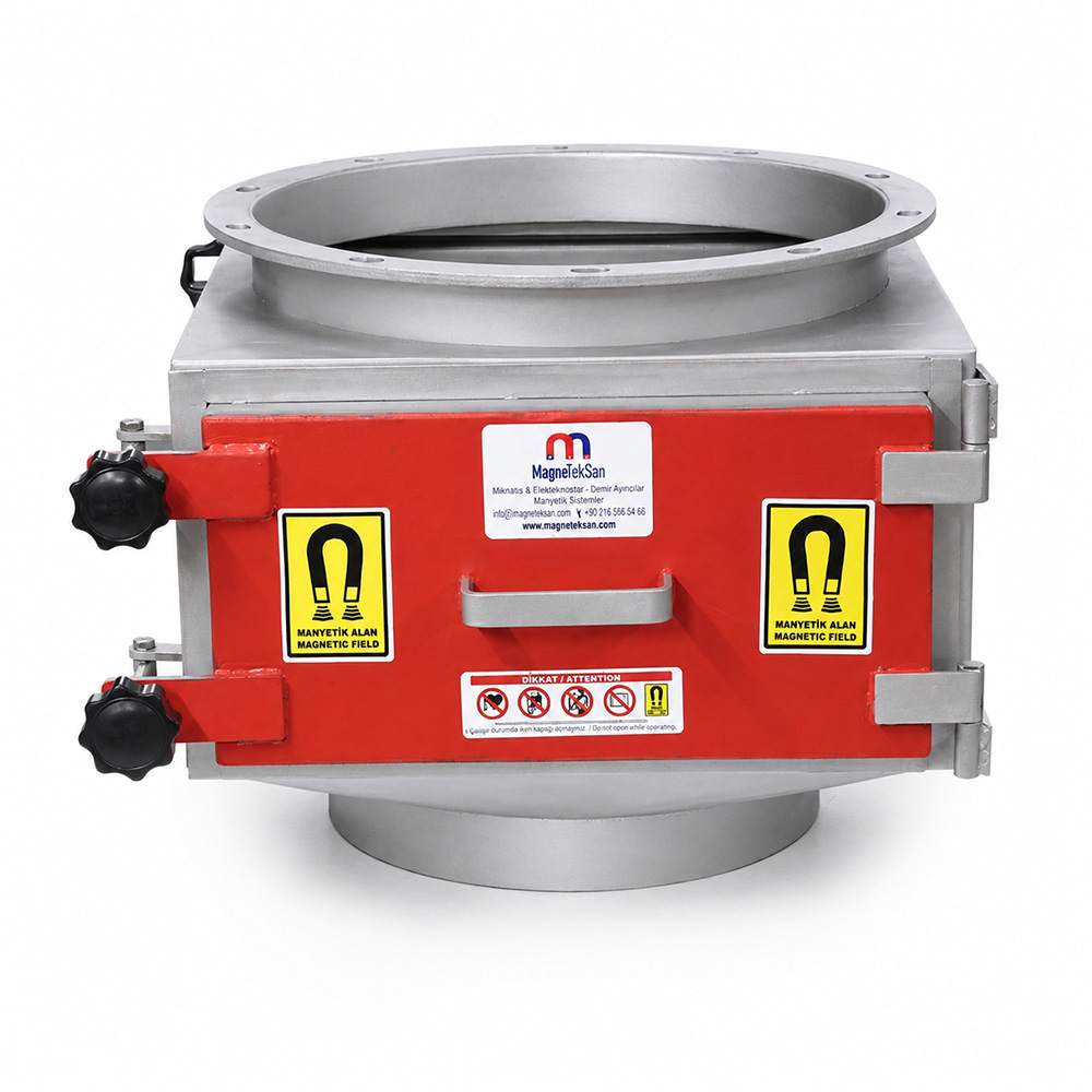 Ø414xØ328 mm Neodymium Plate Magnetic Housing for Cement Plants