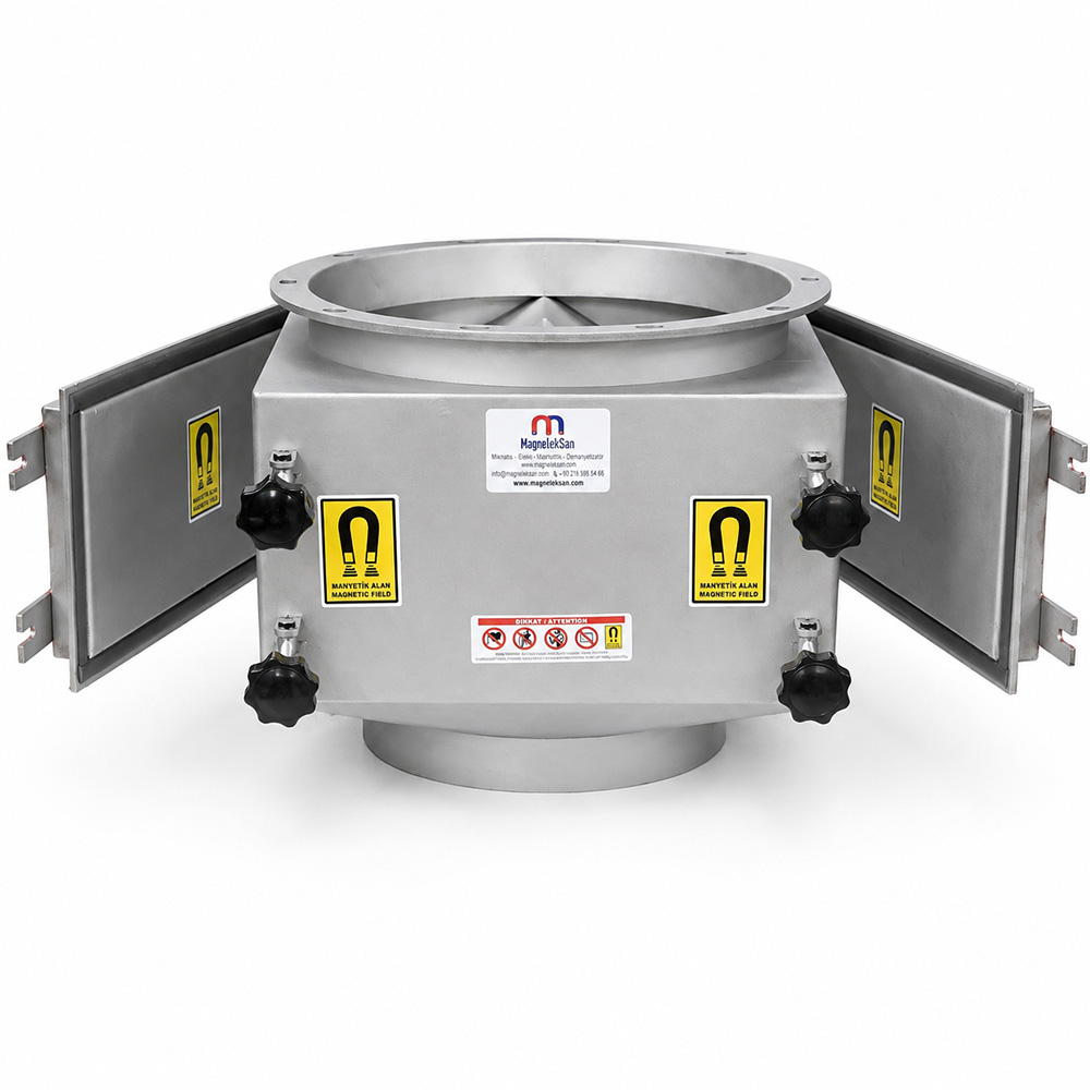 Ø414xØ328 mm Neodymium Plate Magnetic Housing for Cement Plants