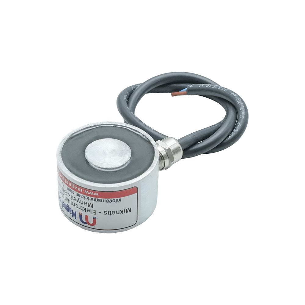 Ø50x30 mm 24V DC Electromagnet – Laser Marking Automation
